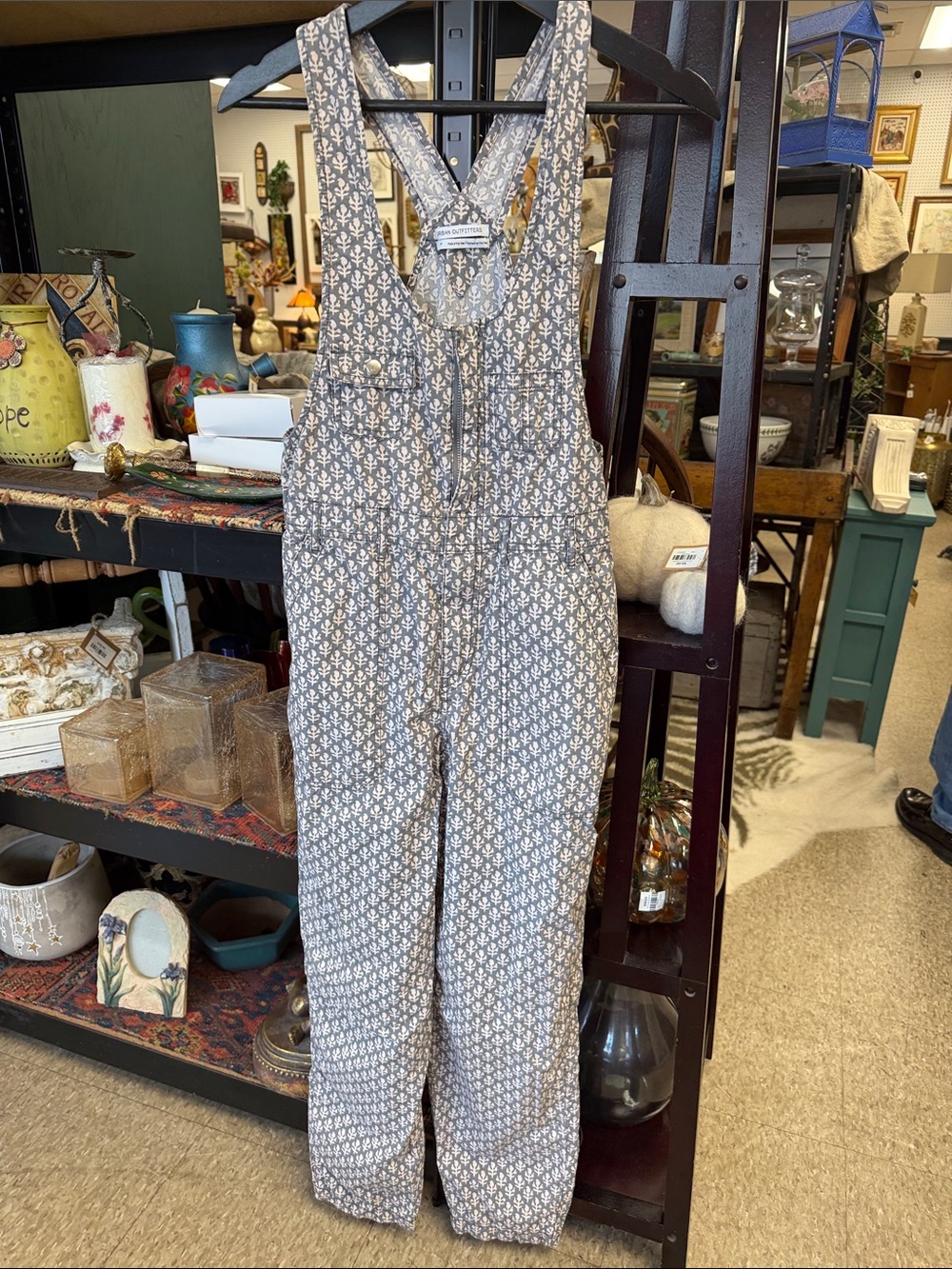 Urban Outfitters Gray Printed Overalls